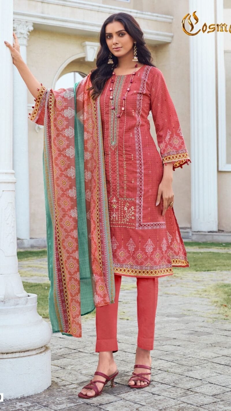 Noor Embroidered Vol 3Cosmos Fashion Best Wholesale Clothes Website USA