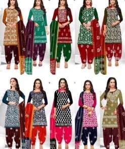 Sagar Cotton Wax Batik Wholesale Cotton Dress Material