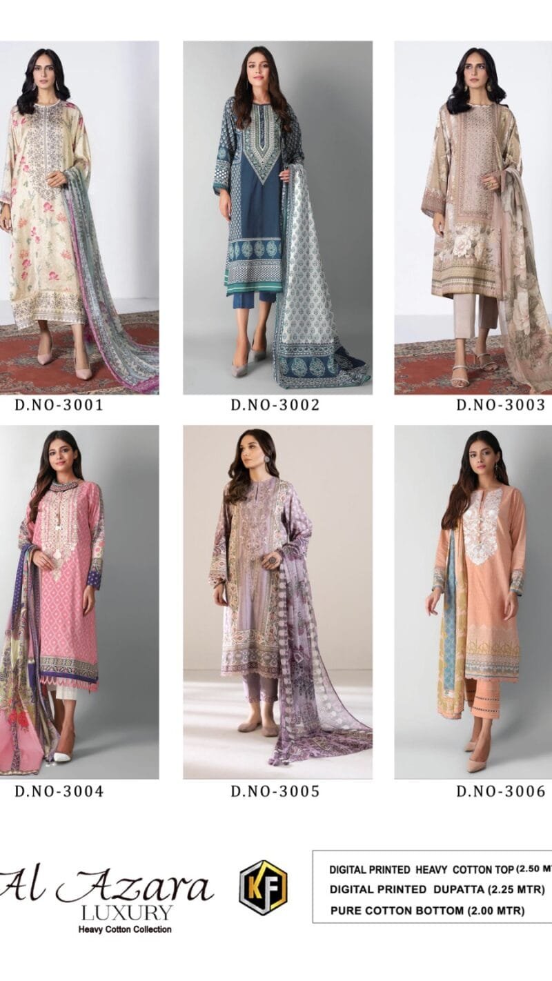 Al Azara Vol 3 Keval Fab Wholesale Cotton Dress Material