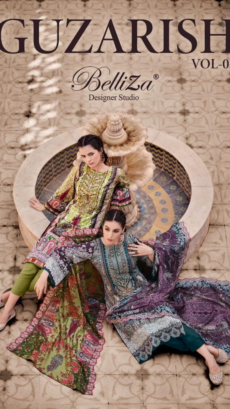 Wholesale Bamboo Clothes USA Guzarish Vol 2 Belliza Designer Studio