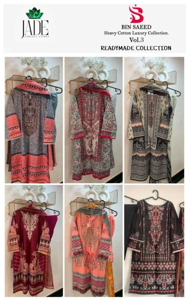 Wholesale Clothes Market USA Bin Saeed Readymade Collection