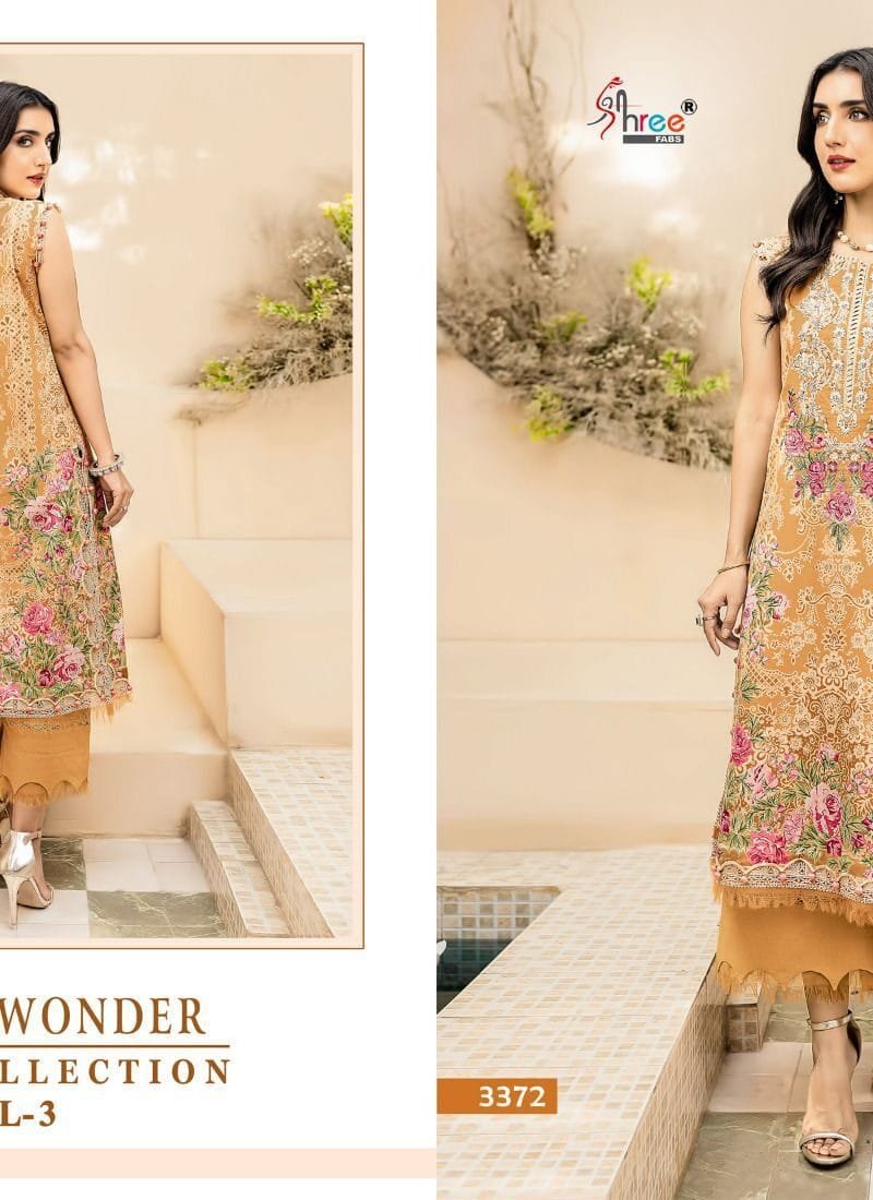 Wholesale Clothes Women USA NEEDLE WONDER LAWN COLLECTION VOL 3 Shree Fab