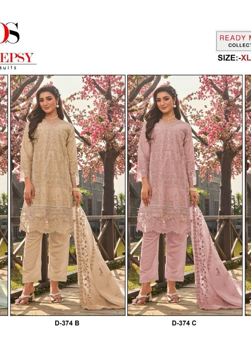 Wholesale In Thailand Clothes USA Deepsy D-374 ABCD Readymade Collection