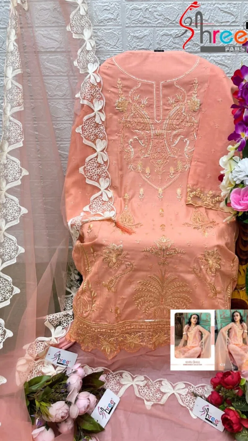Wholesale Site For Clothes USA Adan Libaas Embroidered Collection Shree Fabs
