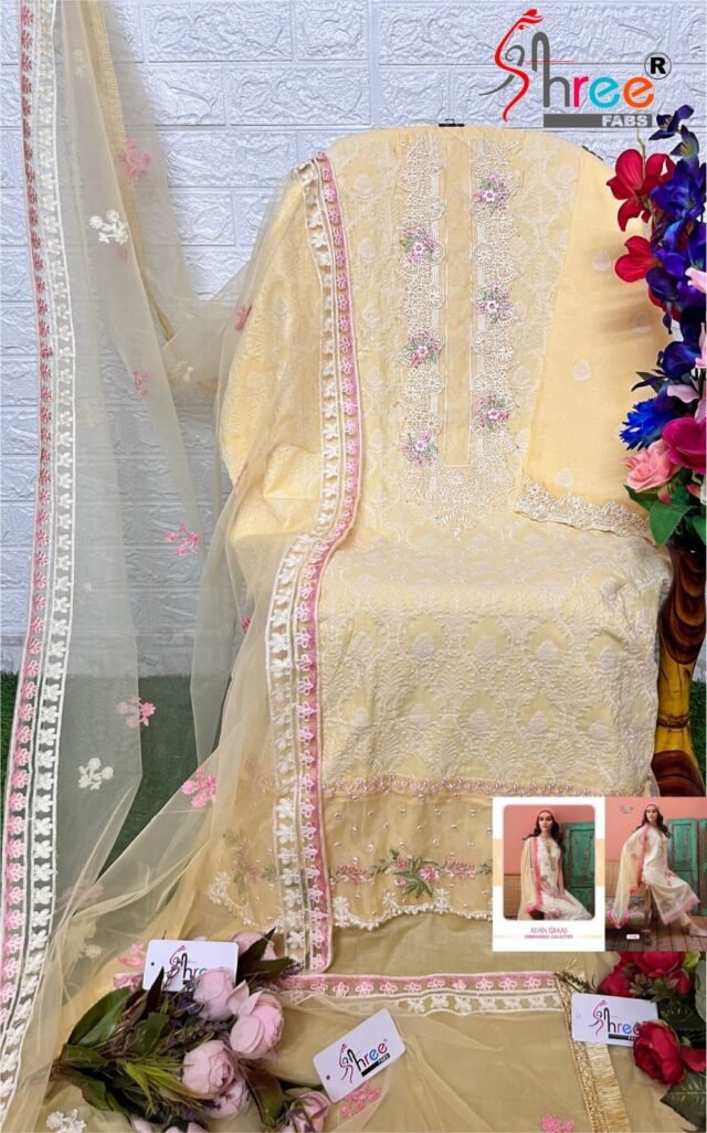 Wholesale Site For Clothes USA Adan Libaas Embroidered Collection Shree Fabs