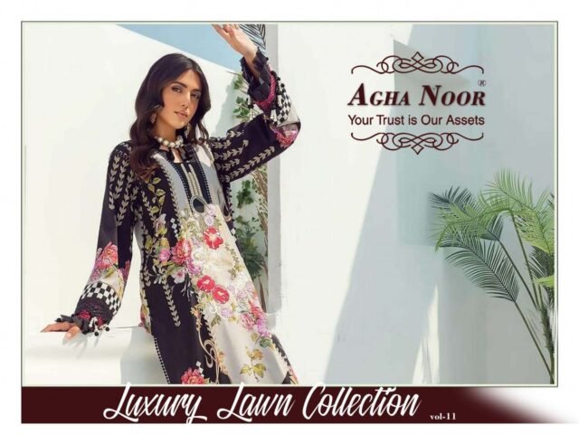 Clothes In Turkey Wholesale USA Agha Noor Vol 11 Luxury Lawn Collection
