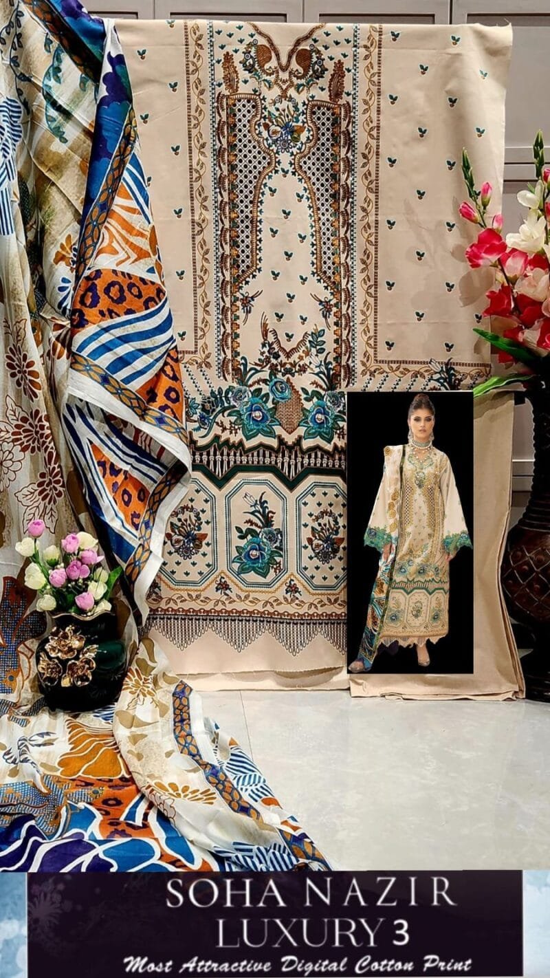 Clothes Wholesale China USA Soha Najir Vol 3 Keval Fab