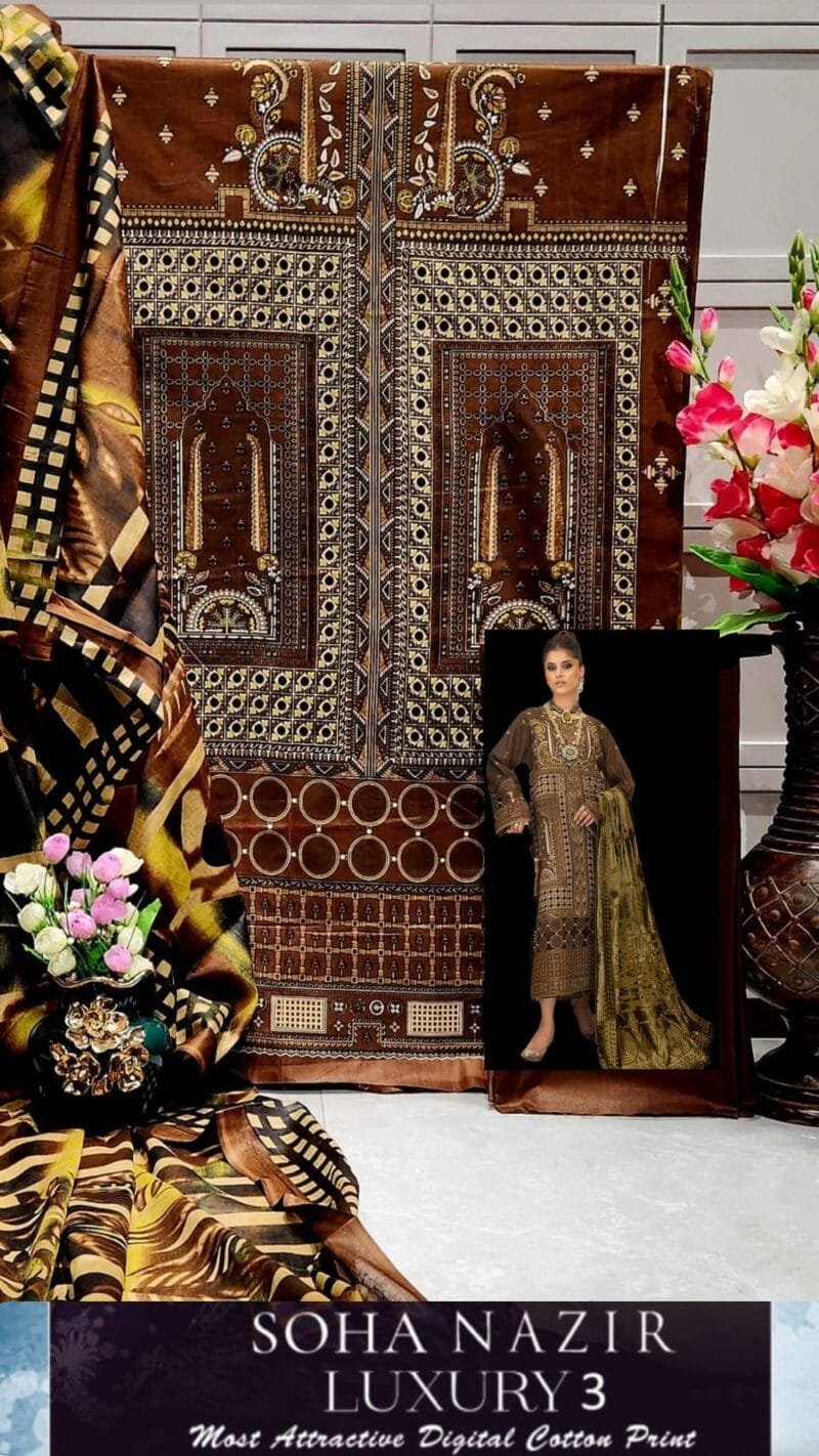 Clothes Wholesale China USA Soha Najir Vol 3 Keval Fab