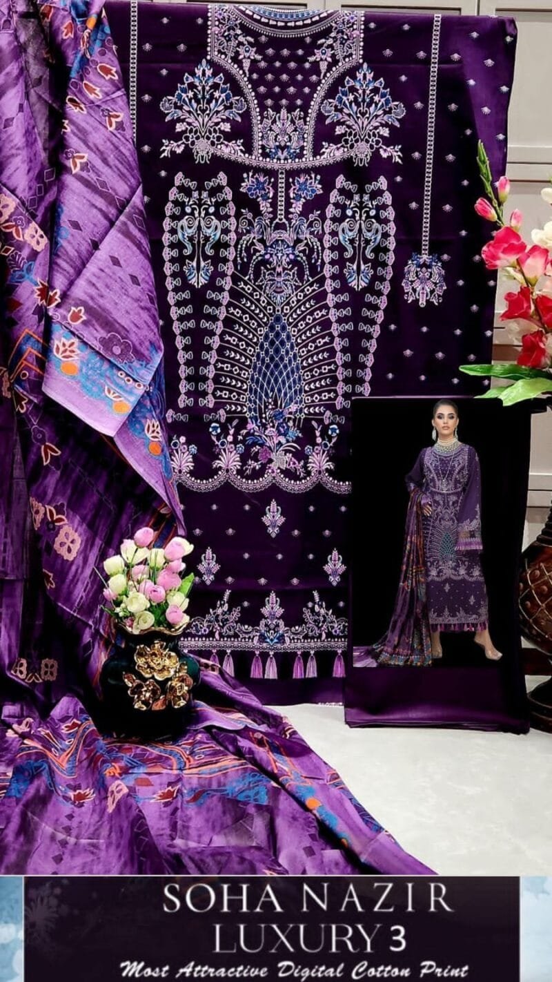 Clothes Wholesale China USA Soha Najir Vol 3 Keval Fab