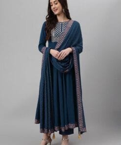 Clothes Wholesale Los Angeles USA New Rayon beautiful Kurti Bottom Duppta