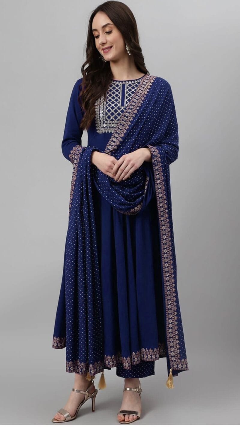 Clothes Wholesale Los Angeles USA New Rayon beautiful Kurti Bottom Duppta