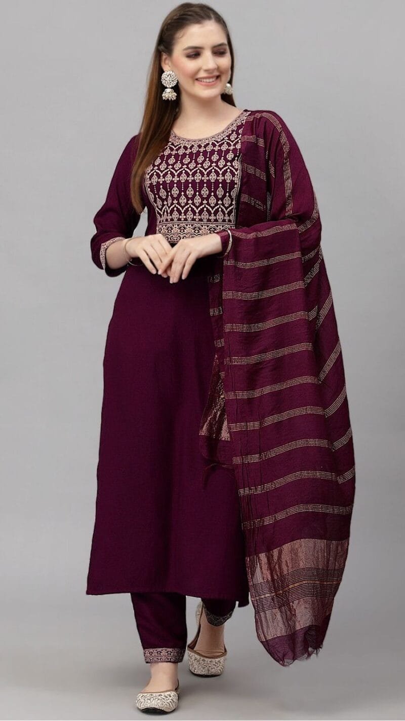 Clothes Wholesale Near Me USA New Rayon Beautiful Kurti Pant Duppta