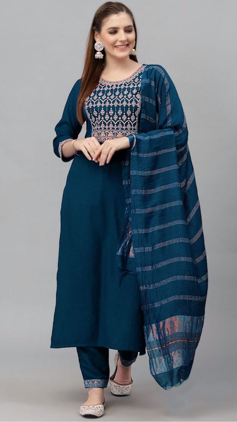 Clothes Wholesale Near Me USA New Rayon Beautiful Kurti Pant Duppta