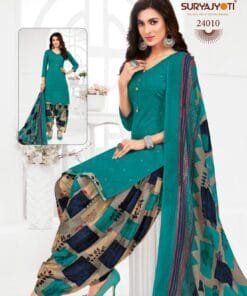 Clothes Wholesale USA Suryajyoti Patiyala Kudi Vol25 Dress Material