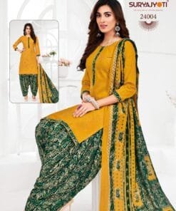 Clothes Wholesale USA Suryajyoti Patiyala Kudi Vol25 Dress Material