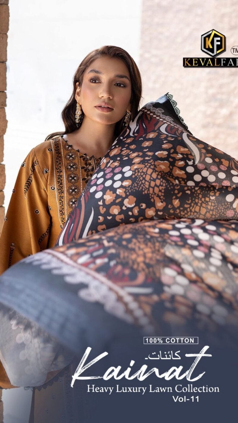 Used Wholesale Clothes USA Kainat Vol 11 Keval Fab