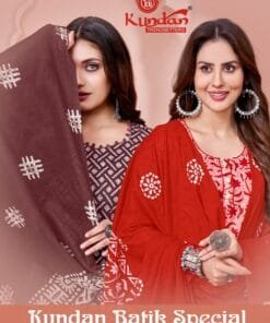 Wholesale Clothes Women USA Batik Special Vol1 Kurti Pant With Dupatta