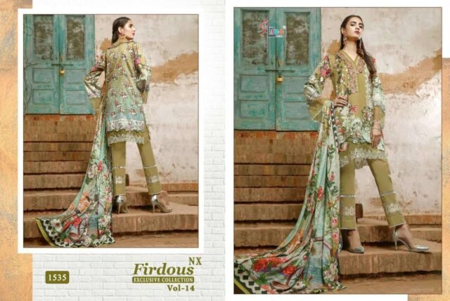 Wholesale Designer Clothes USA Firdous Exclusive Collection Vol14 NxShree Fabs
