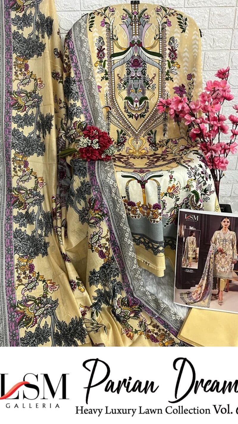 Wholesale Supplier Of Clothes USA LsmParian Dream Heavy Luxury Lawn Collection Vol6
