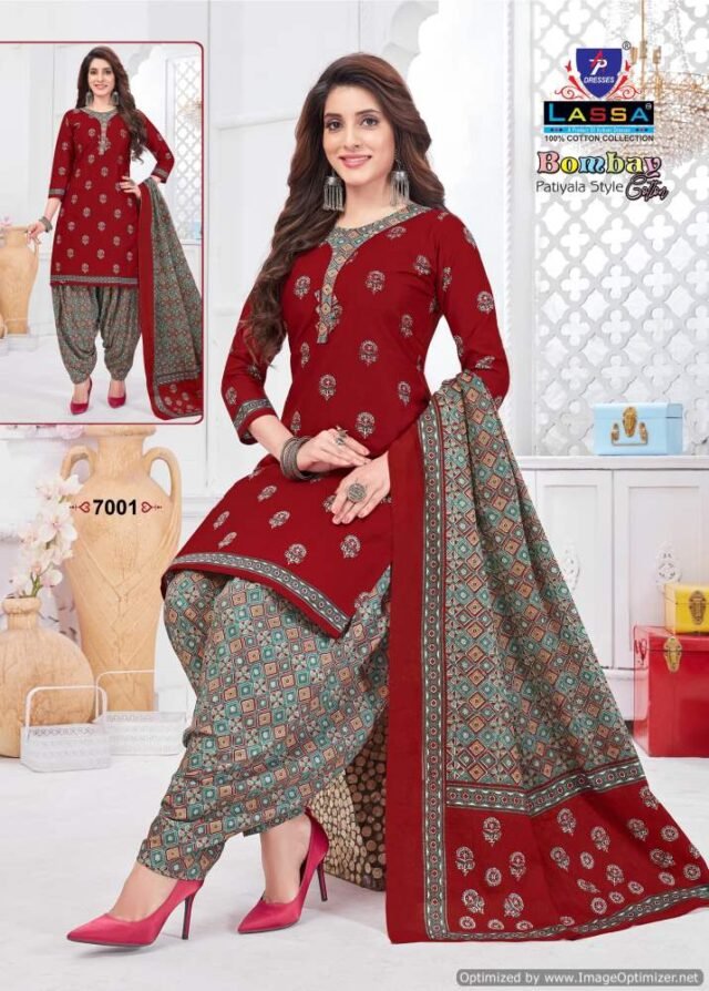 Ap Lassa Bombay Cotton Vol7 Dress Material