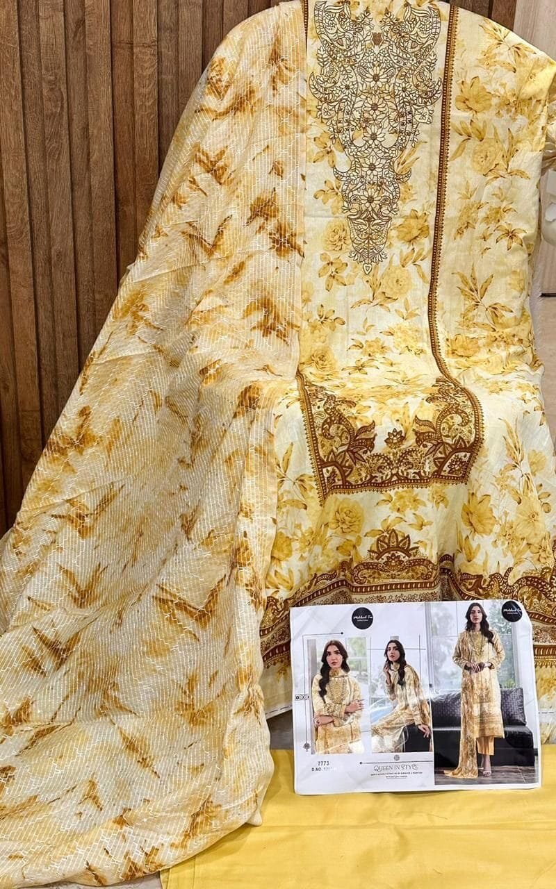 Chevron Luxury Lawn Collection MehbbobTex