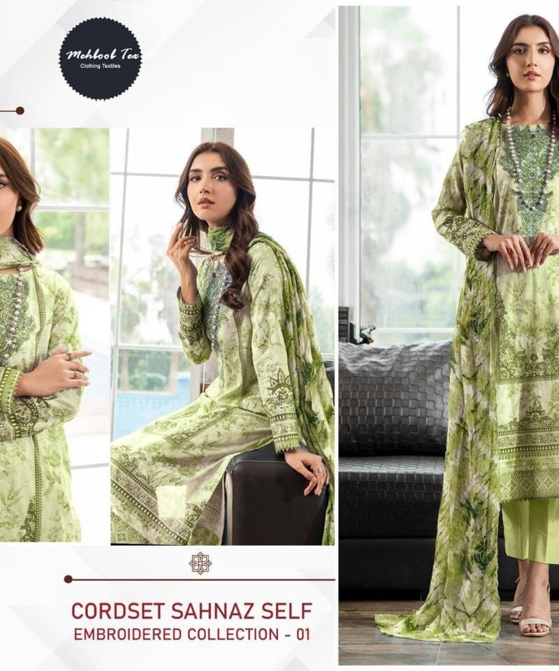 Chevron Luxury Lawn Collection MehbbobTex