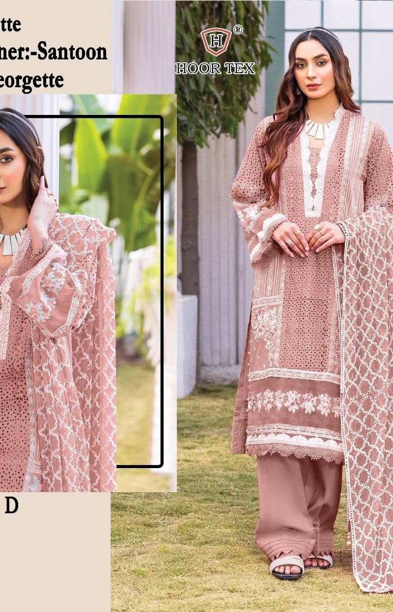 HoorTexH-187 A To D Salwar Kameez