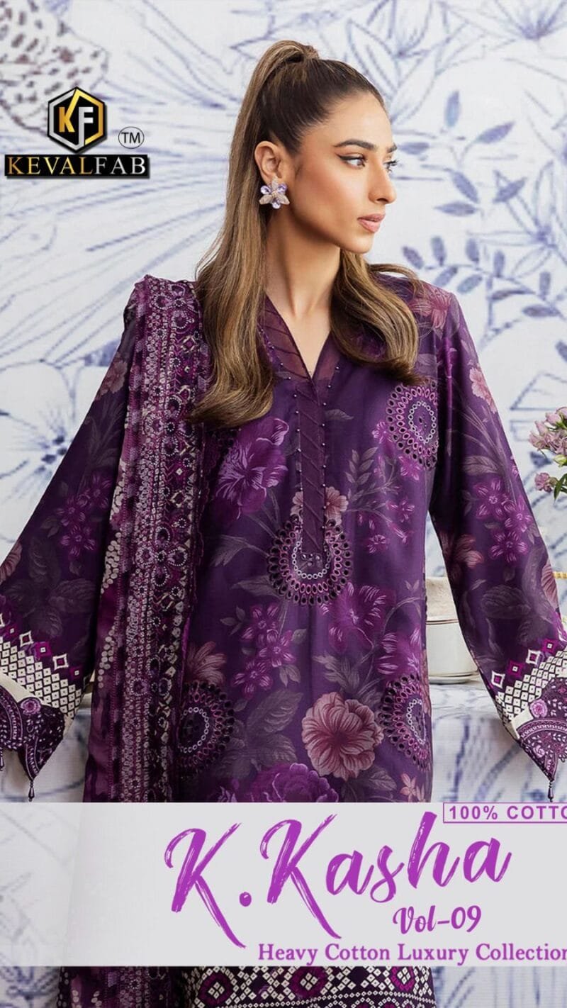 K kasha Vol 9 Keval Fab