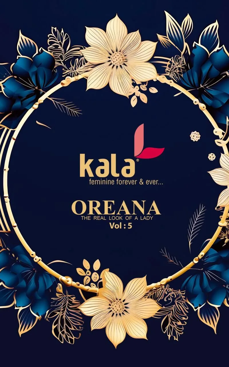 Kala Oreana Vol5 Kurti Pant With Dupatta