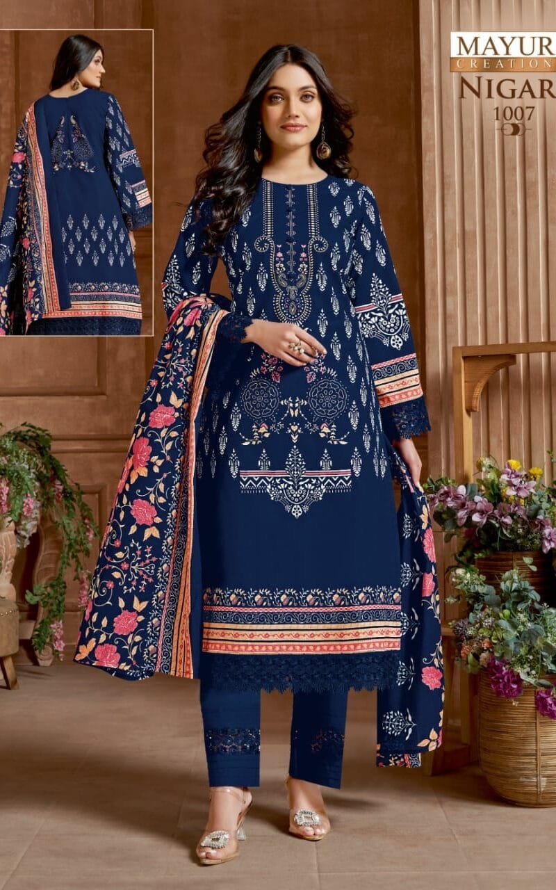 Mayur Nigar Vol1Cotton Dress Material
