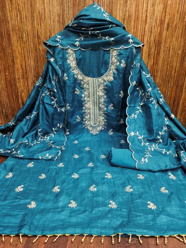 Vichitra Silk Multi Work Suits