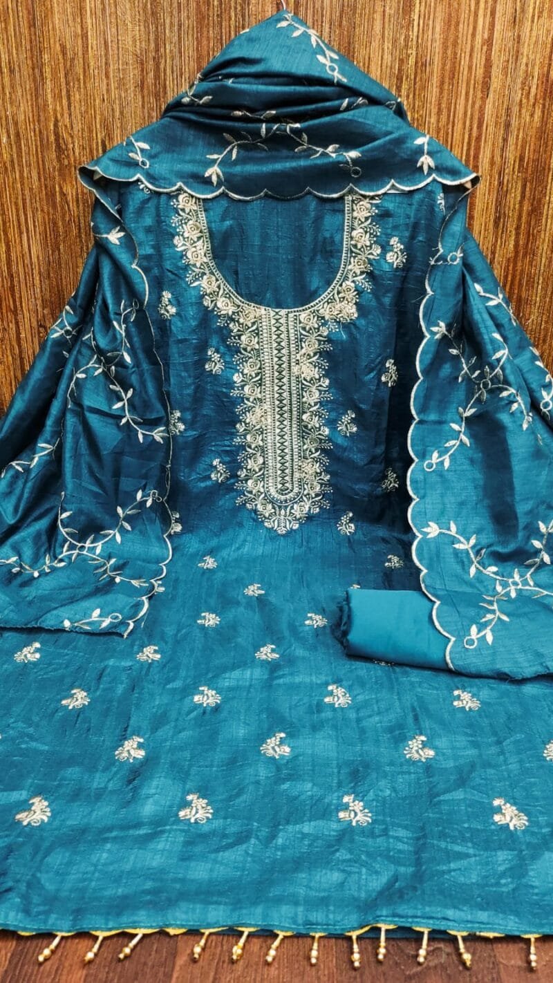 Vichitra Silk Multi Work Suits