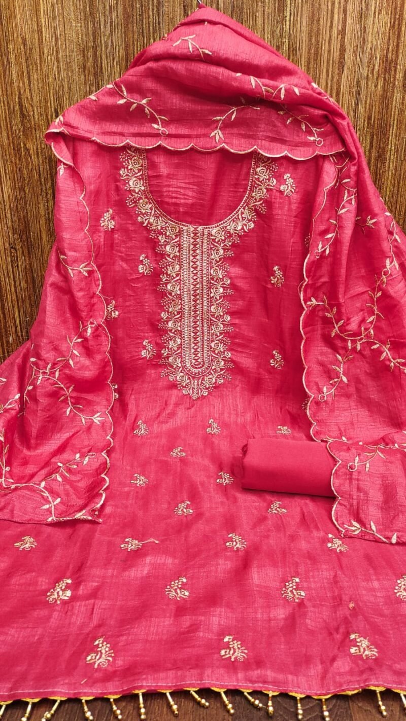 Vichitra Silk Multi Work Suits