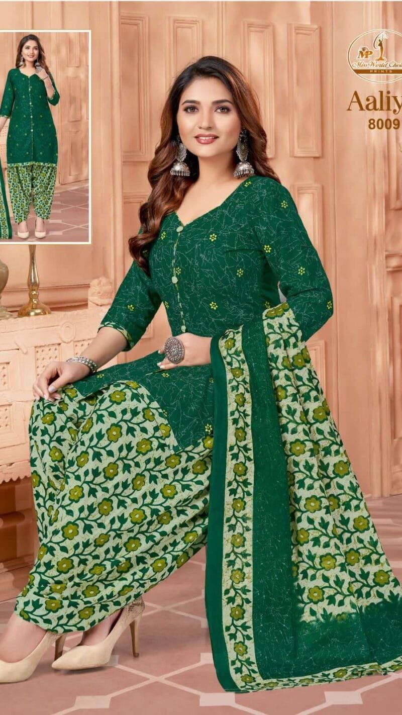 Miss World Aaliya Vol 8 Wholesale Cotton Dress Material