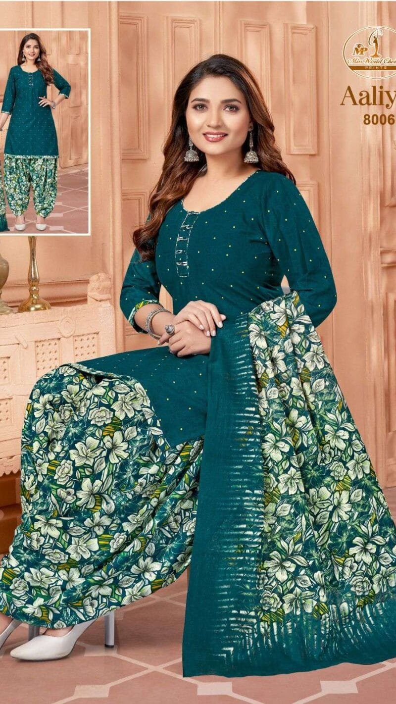Miss World Aaliya Vol 8 Wholesale Cotton Dress Material