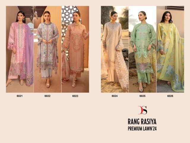 Rangrasiya Premium Lawn 24 Deepsy Suits