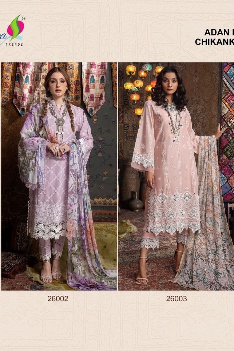 Adan’s Libas Chikankari Vol 26 Saniya Trendz