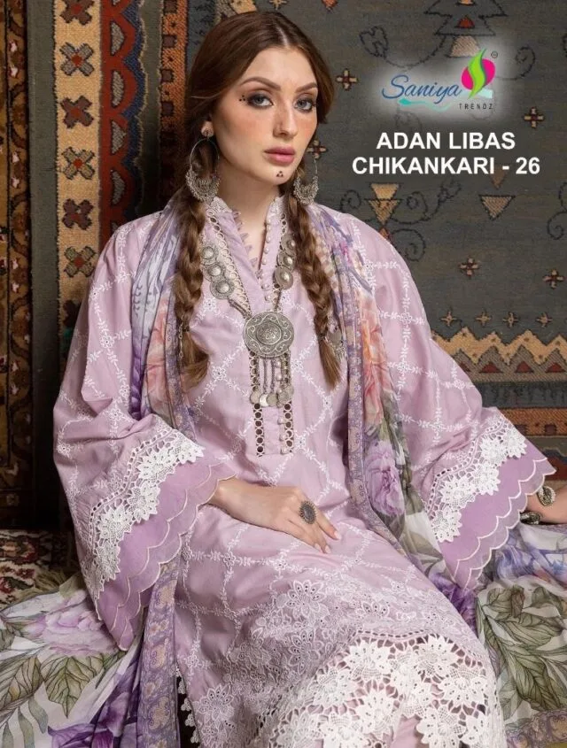 Adan’s Libas Chikankari Vol 26 Saniya Trendz