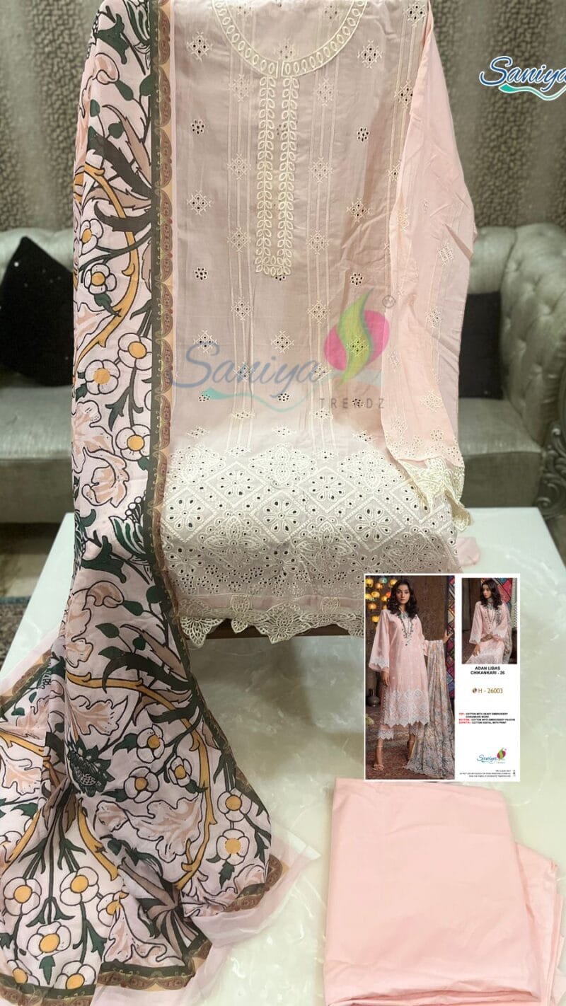 Adan’s Libas Chikankari Vol 26 Saniya Trendz