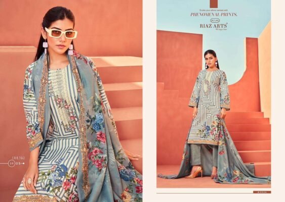 Dunki Ranchi Dhunki Riaz Arts Pakistani Suit Wholesale - Premium Quality Ethnic