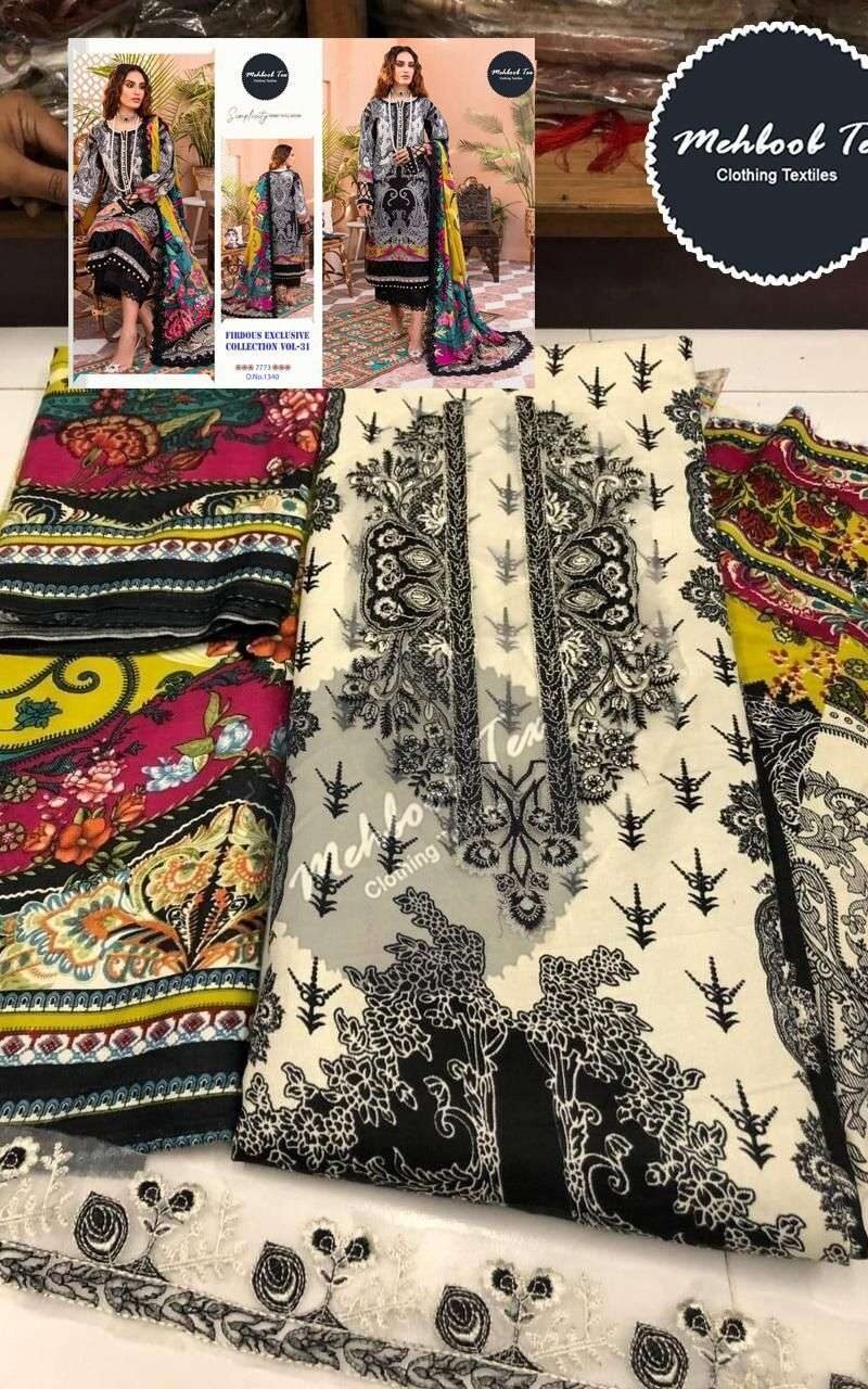 Firdous Exclusive Collection Vol 31 Mehboob Tex