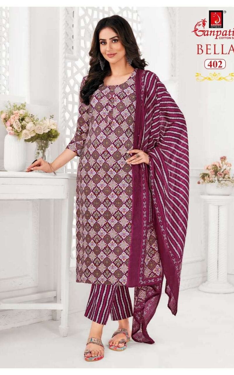 Ganpati Bella Vol 4 Pant Style Material