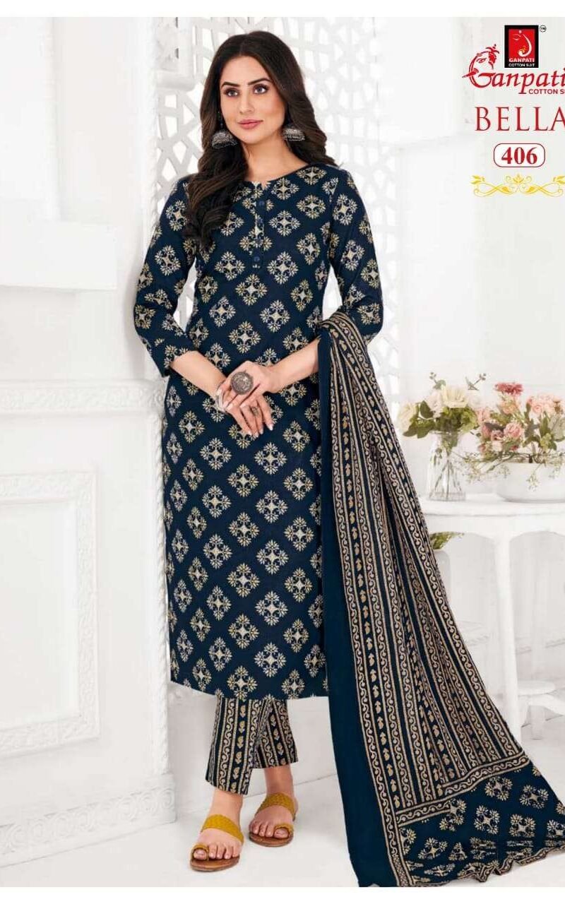 Ganpati Bella Vol 4 Pant Style Material