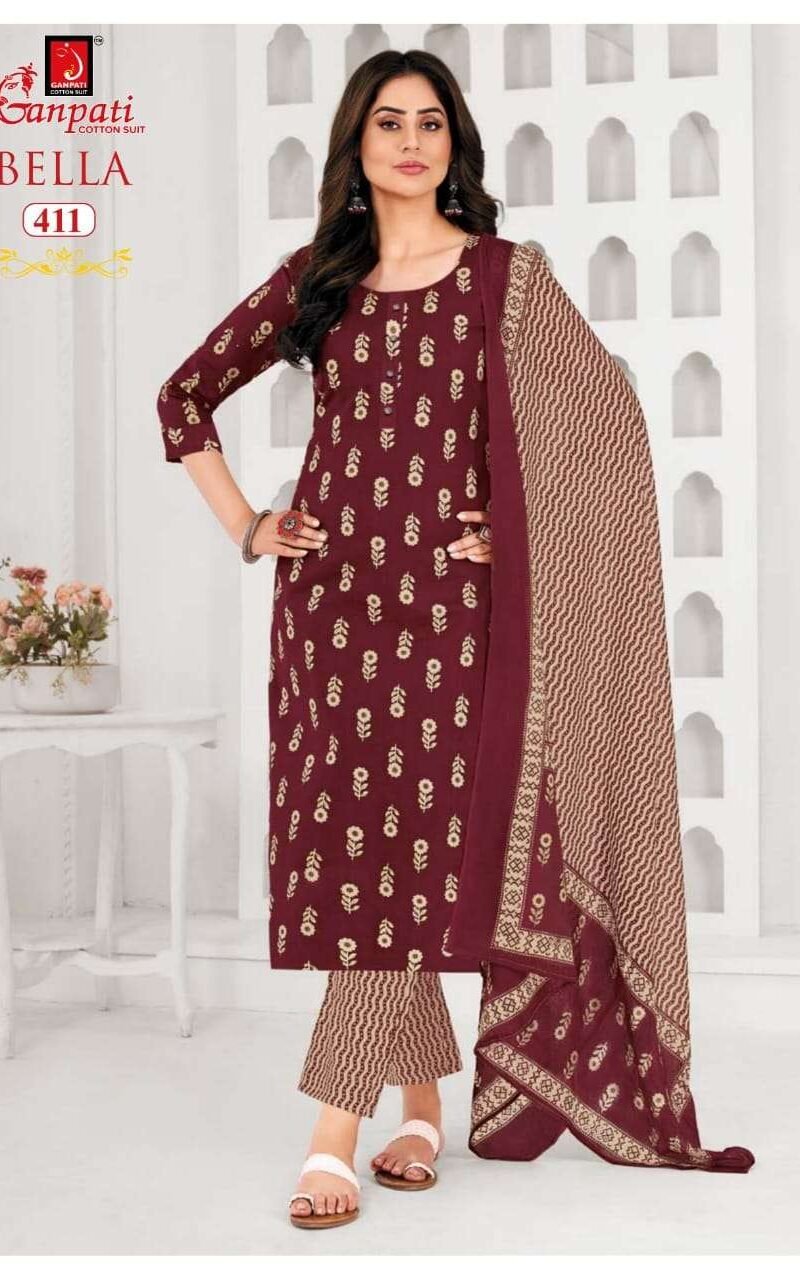 Ganpati Bella Vol 4 Pant Style Material