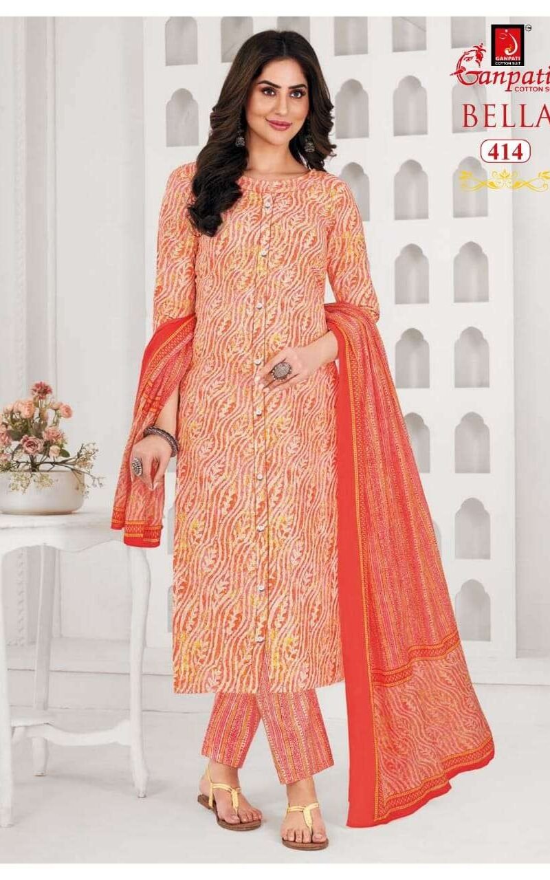 Ganpati Bella Vol 4 Pant Style Material