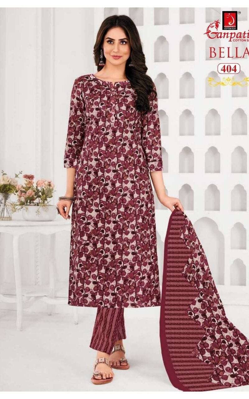 Ganpati Bella Vol 4 Pant Style Material