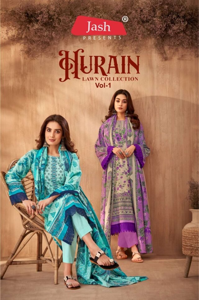 Hurain Vol1 Jash Karachi Style Lawn Suits