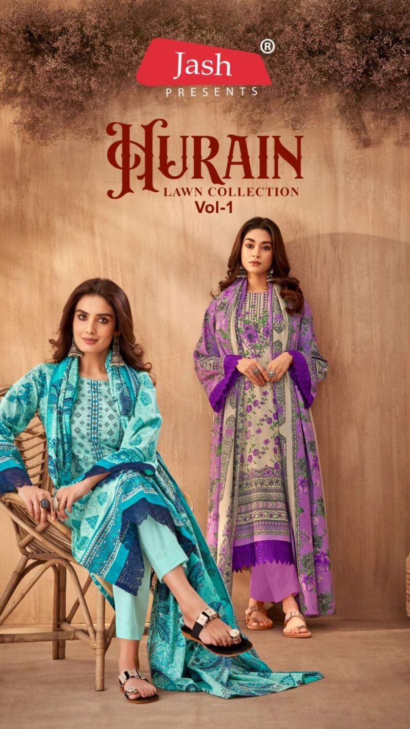 Hurain Vol1 Jash Karachi Style Lawn Suits