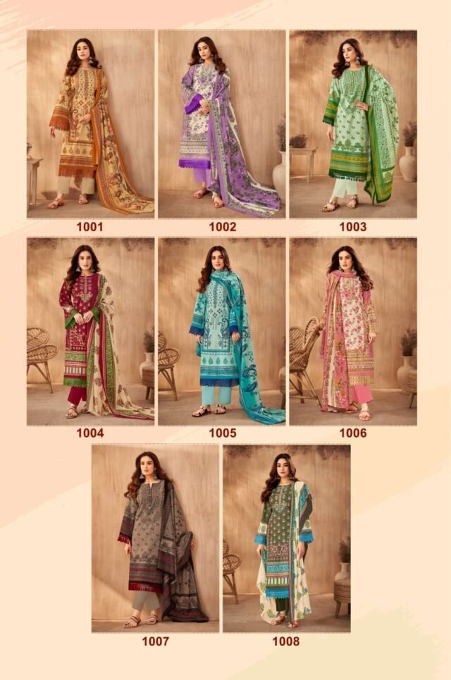 Hurain Vol1 Jash Karachi Style Lawn Suits