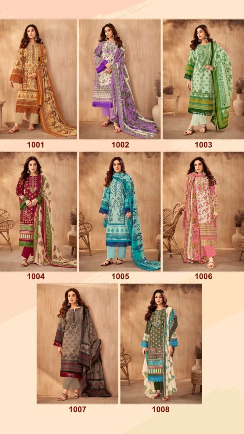 Hurain Vol1 Jash Karachi Style Lawn Suits